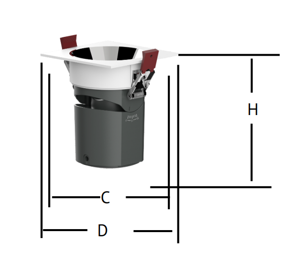 Multiple Beam Angle 10W/2X10W/3X10W/4X10W/6X10W LED Ceiling Recessed COB Spot Lamp Downlight