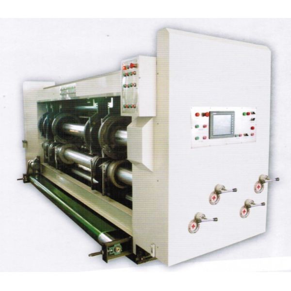 Computer Rotary Slotter Unit, Computer Adjustment, Inline with Flexo Printer,