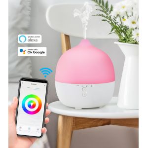 BPA Free 300ml 12W Wifi Ultrasonic Aroma Diffuser 30ml/hr