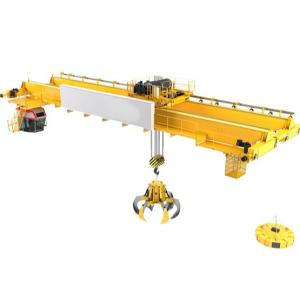 Buy cheap 16t Double Girder Overhead Material Handling Crane Overhead Beam Crane product