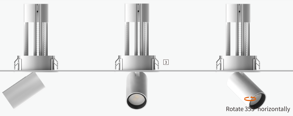 Rotatable Stretchable Ceiling LED Light Spotlight Surface Mounted CREE COB Chip