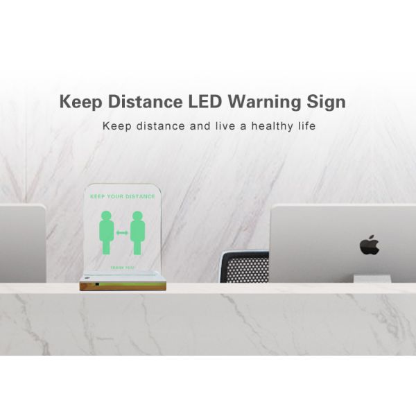 Transparent Table Stand Acrylic 28 * 22cm Led Word Sign
