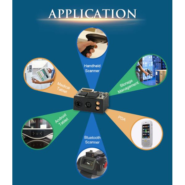 Mini Barcode Scan Engine TTL232 Interface ATMs / Kiosks / Lottery Machines Application