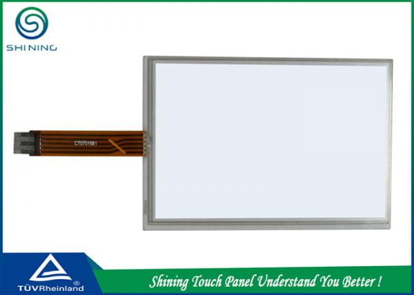 Quality Transparent 7 Inch 5 Wire Resistive Touch Panel Screen For Self Serve Kiosks for sale