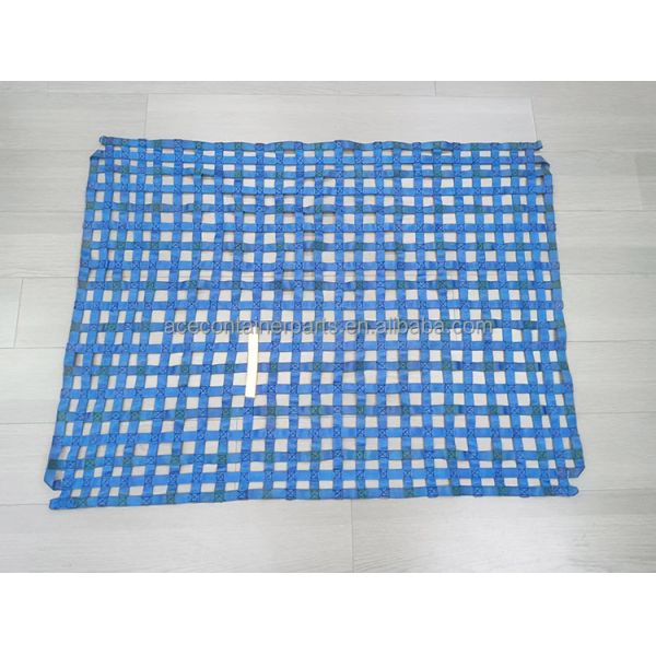 Standard Shipping Container Webbing Cargo Net with Hook Container Lashing System OEM