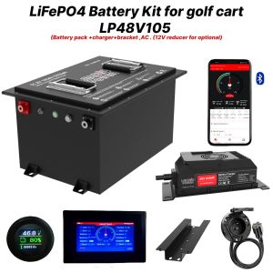 Buy cheap 48V 105Ah 51.2V LiFePO4 Golf Cart Battery Kit product