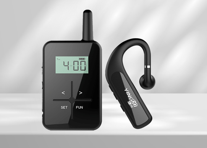 Buy cheap Black Tour Guide Radio System Using Advanced GFSK Modulation Mode product