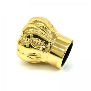 Buy cheap Custom Luxury Gold Color Zamak Aluminum Perfume Bottle Caps product