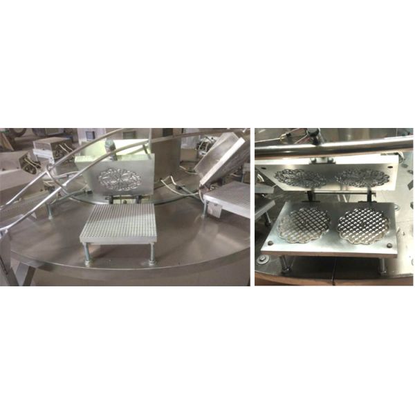 Automatic Chocolate Egg Roll Biscuit Making Machine Soft Wafer Biscuit Machine