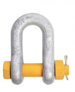 Buy cheap RR-C-271D 1-1/8 Wide Body Shackles , WLL 9500KG Dee Shackles product