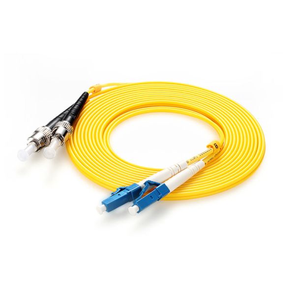 Eco Friendly Simplex Fiber Optic Patch Cord Multimode ST To LC Fiber Jumper