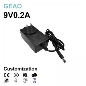 Buy cheap 9V 0.2A Wall Mount Power Adapters For Original Led Light Strip With Neon Light Monitoring Adapter CCTV product