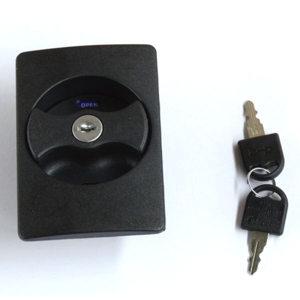 Wear Resisting CBNT Metal Cabinet Locks Flush Handle Cam Lock