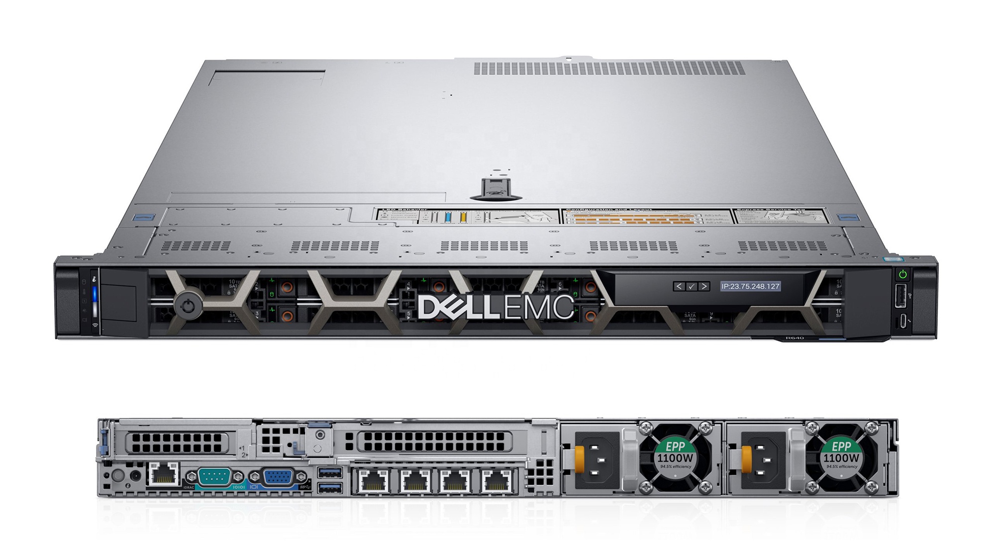 R640 8*2.5/6240R*2/64G*16/960G SAS*2/H730P Server Components for Network One 1GbE Embedded Port