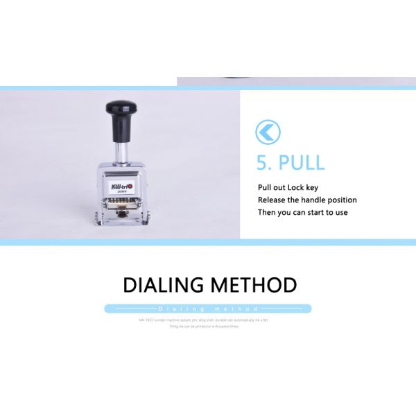 6 8 Digit 20600 20800 Automatic Numbering Machine Zinc Alloy