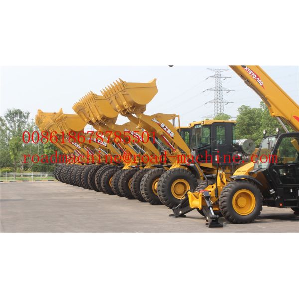 3.0M3 Small Wheel Loader XCMG 5ton 3cbm / 4cbm bucket ZL50G / ZL50GN Wheel Loader, Weichai Engine/ Shanghai Cat Engine