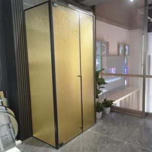 Buy cheap SAI Tempered Laminated Glass Decorative Shower Screen Partition Window Door Crystal Clear Fluted Reeded Texture Pattern product