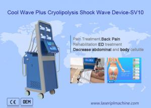 Buy cheap Cool Wave Plus Shockwave Therapy Unit Cryolipolysis Body Slimming Beauty product