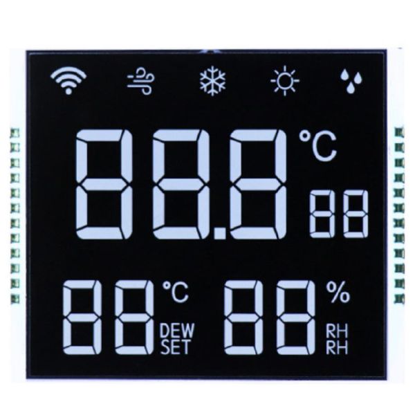 Customized Segment LCD Display Custom Monochrome TN HTN STN FSTN LCD Display