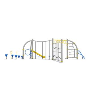 Buy cheap Children Outdoor Playground Climbing Net Joy Slide Park Polyester Water Amusement product