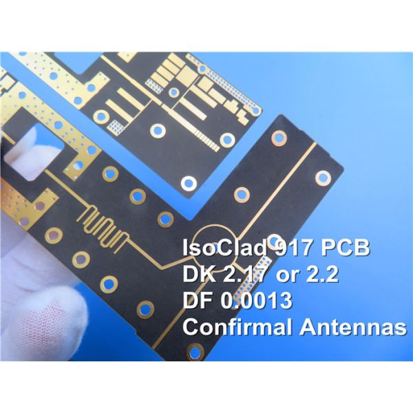 Rogers PCB IsoClad 917 Non Woven Fiberglass / PTFE Materials High Frequency Circuit