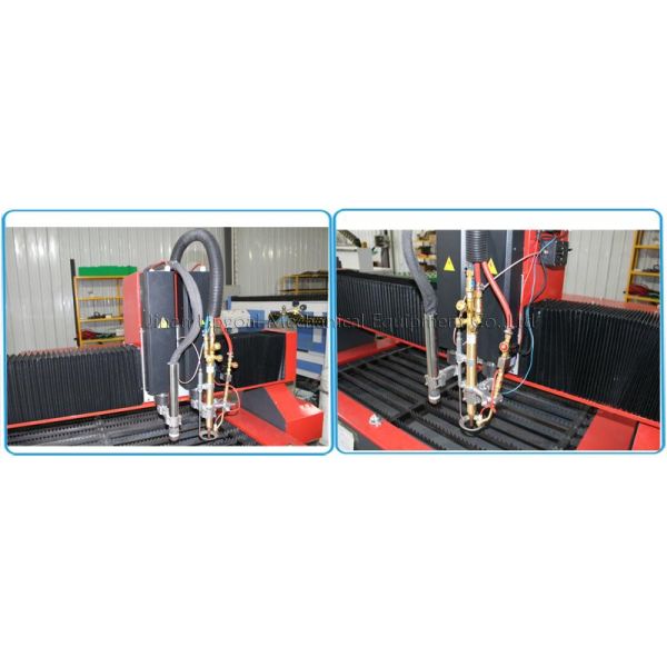 Plasma & flame double cutting torch