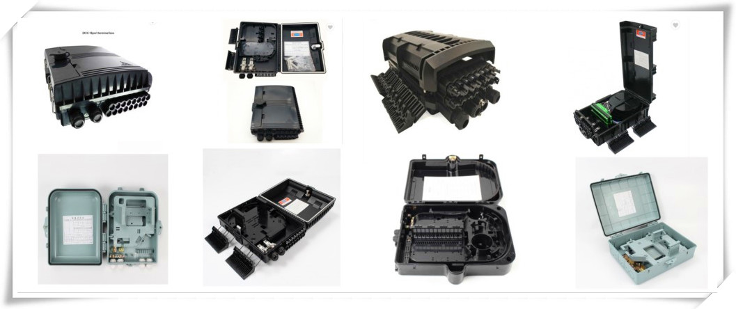 PON Network 0.65 Kg PC ABS Shell Fiber Optic Distribution Box