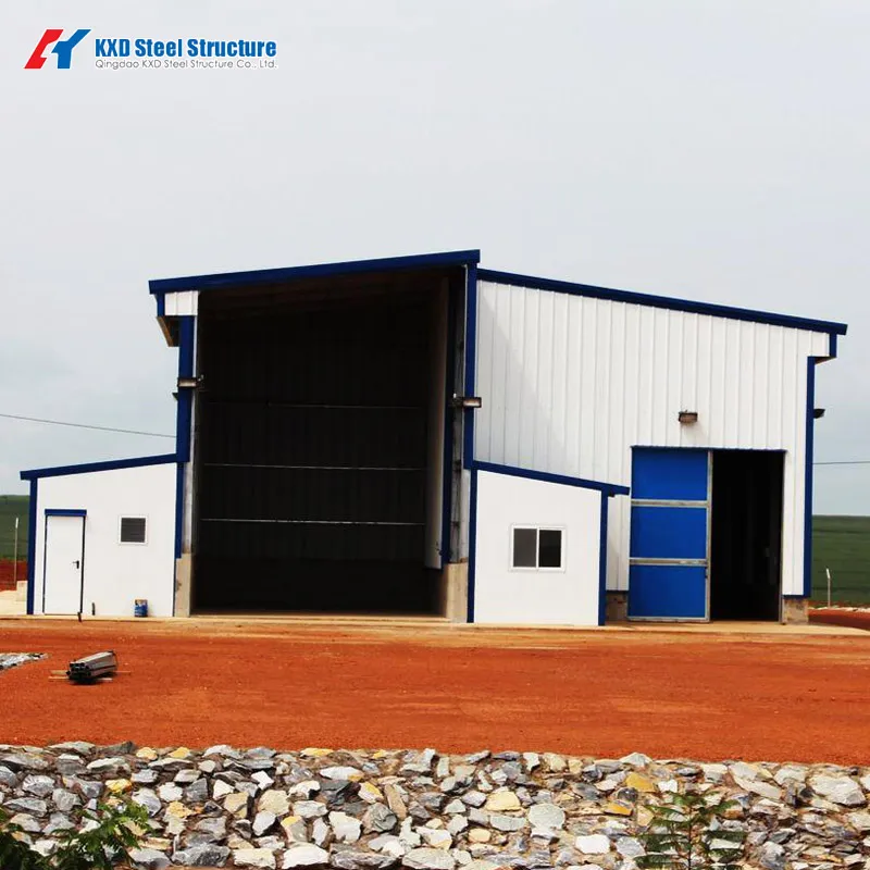 Environmental Friendly Prefabricated Light Structural Steel Structure Construction for Sale