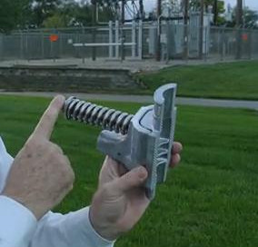 Buy cheap pole banner street banner saver hanger product