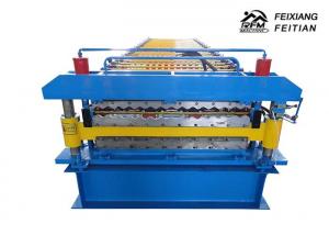 Buy cheap Corrugated / IBR Double Layer Roll Forming Machine PLC Control For Construction product
