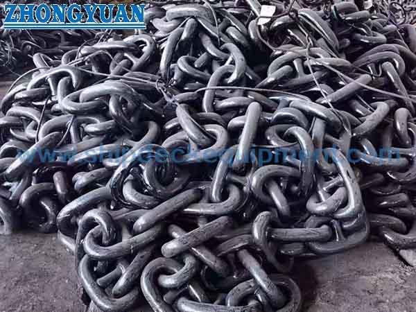 Class Approval U1 U2 U3 Flash Butt Welded Stud Link Marine Anchor Chain