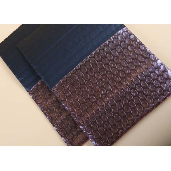 Shock Cushioning Protections Black Bubble Mailers For Packing Electronic Component
