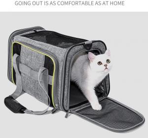 Buy cheap Outdoor Expandable Airline Approved Pet Carrier Bag Cat Bag For Travel product