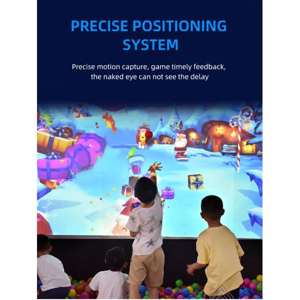 15pcs AR Children Interactive Projector Games AR Magic Ball Interactive Projection Wall Game