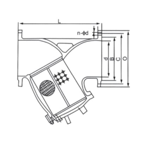 API 304 Stainless Steel Y-Type Filter with Flanged End