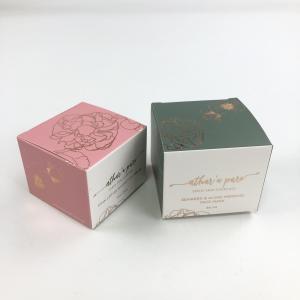 Buy cheap Custom spot uv cosmetics packaging folding carton box printing product