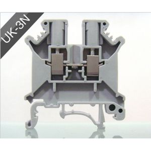Buy cheap UK3N UK Series DIN Rail Screw Clamp Terminal Blocks Strip product