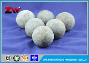 China Low breakage forged steel ball and cast iron grinding balls for ball mill on sale