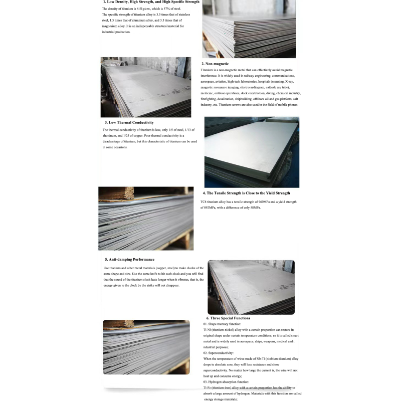 Ta1 titanium sheet tc4 titanium alloy sheet Ta2 titanium sheet processing