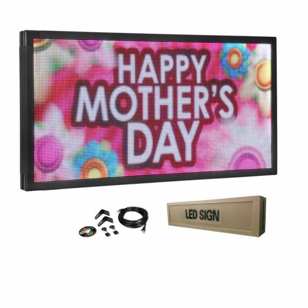 SMD 3535 Outdoor Digital LED Signs Double Sided With Programmable Software