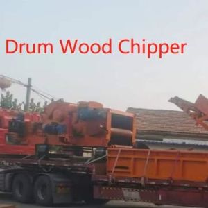 China Electric Wood Chipper Machine Automatic Feeding Industrial Wood Shredder on sale