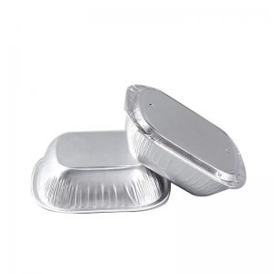 Buy cheap 250ml Aluminum Foil Food Containers Disposable Inflight Coated Airline Food Catering Containers With Lids product