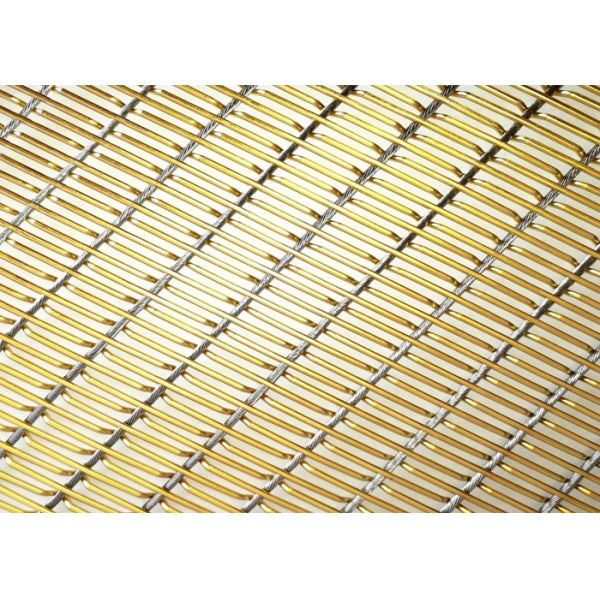 Woven Metal 316 Ss Rope Decorative Wire Mesh For Railing Balustrade Infill Panels