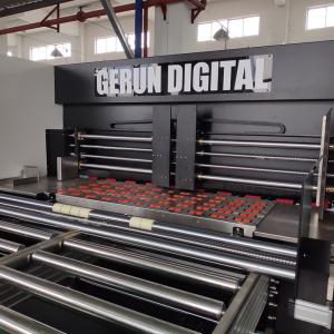 Buy cheap production Corrugated Digital Printing Machine Digital Inkjet Printer Press product