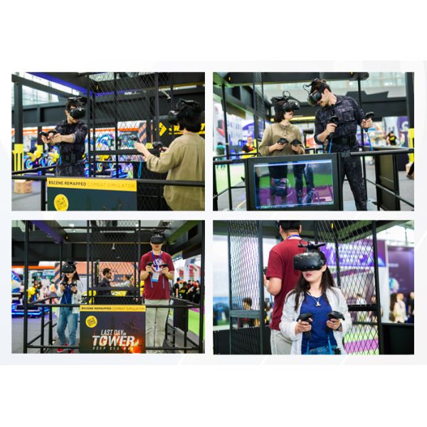 HTC VIVE Machine Virtual Reality Simulator With VR Shooting Games