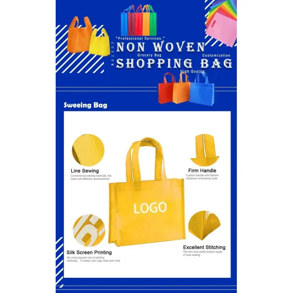 Non-Woven Fabric Production Square Bottom for Vest Shopping Bag