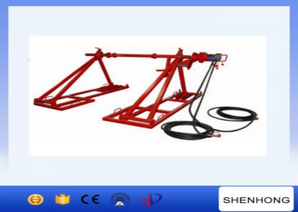 Quality 3300N.m Brake Force Cable Jack Stands SIYZ10 10 Ton Drum Type Elevator With Hydraulic Motor for sale