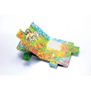 Felt Flap Kids Hardback Book Printing Custom 400gsm