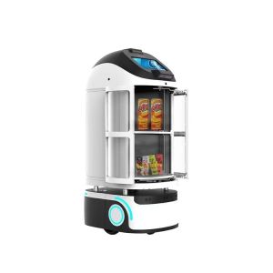 Buy cheap Hotel White Robot Vending Machine 60kg Net Autonomous Mobility Robot product