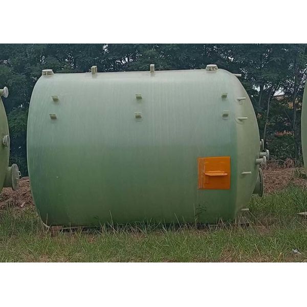 Filament Winding Vertical Frp Cylindrical Storage Tank Easy Installation